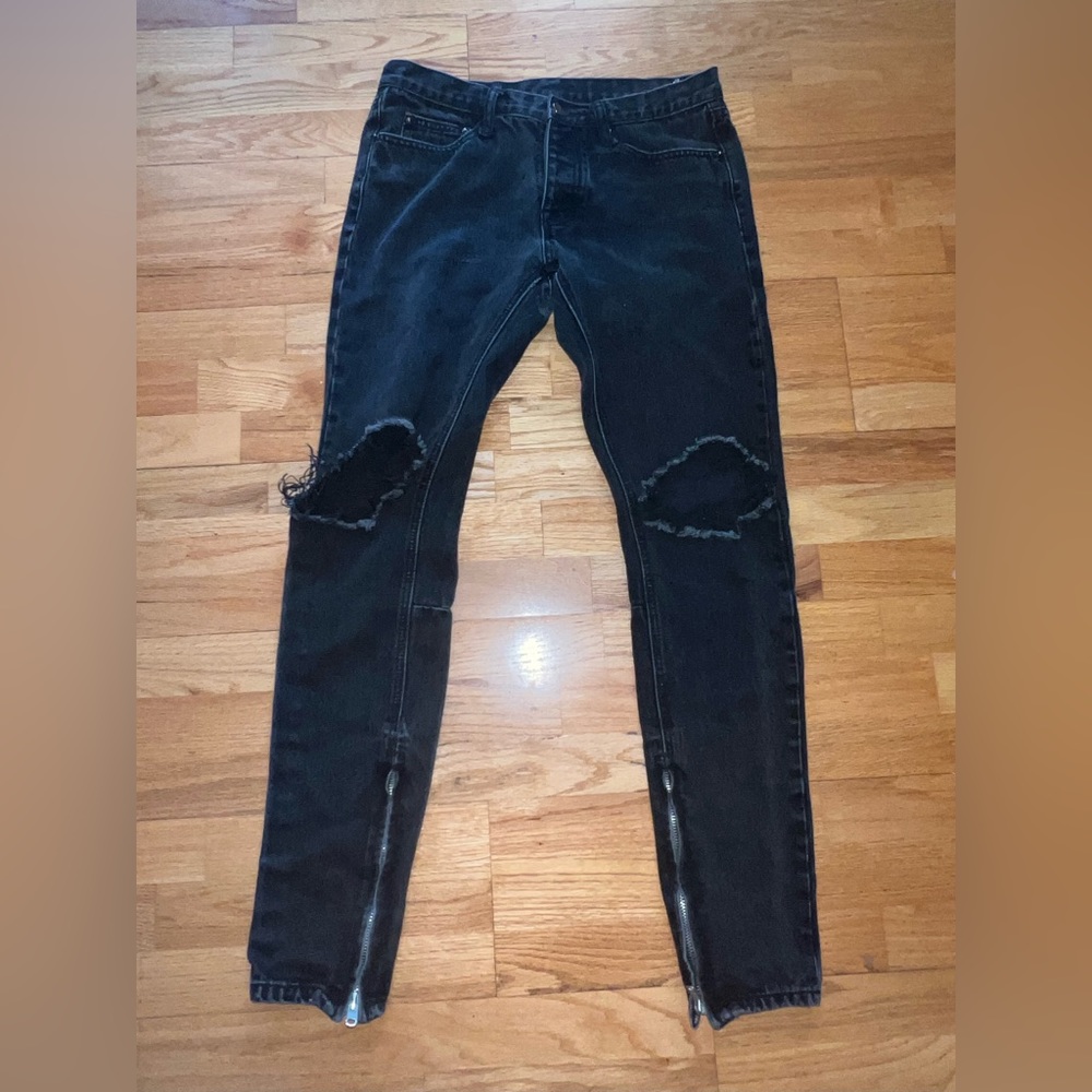 MNML Mens Black Jeans